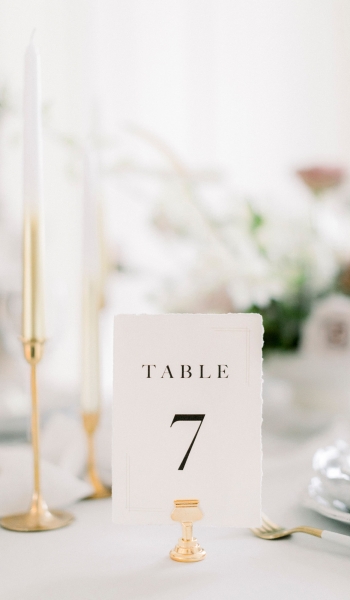 Bonjour Paper Tischkarte Hochzeit