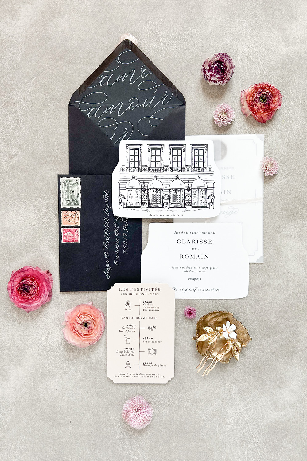 Wedding Stationery Set – Paris