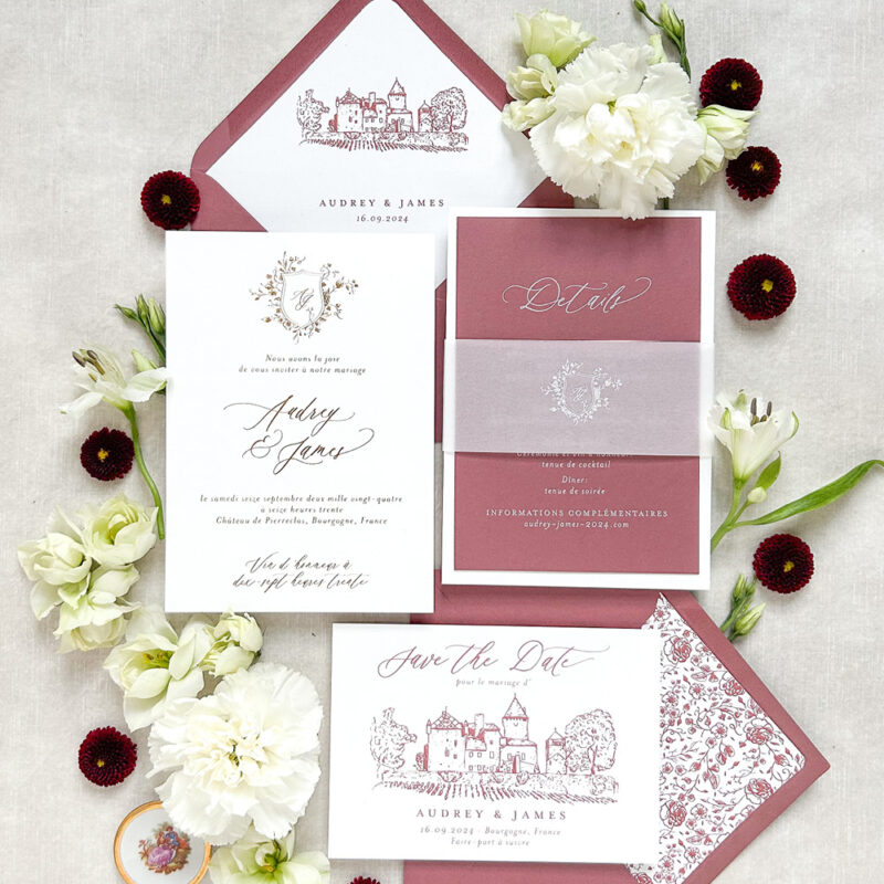 Wedding Stationery Set – Audrey