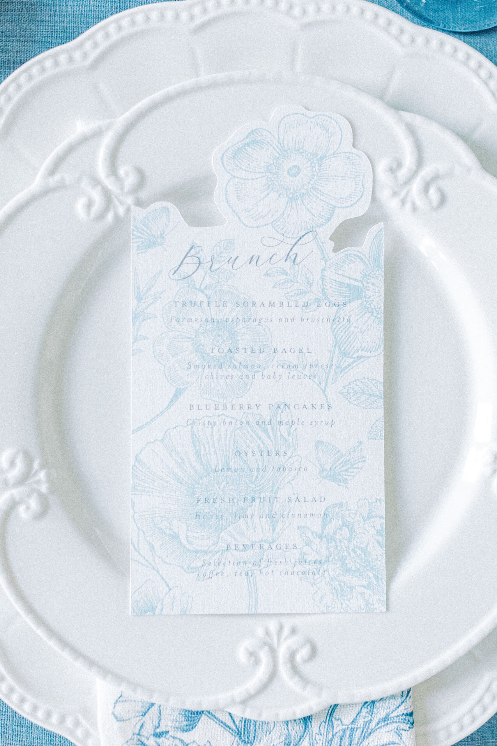 Papeterie für den Hochzeitstag 