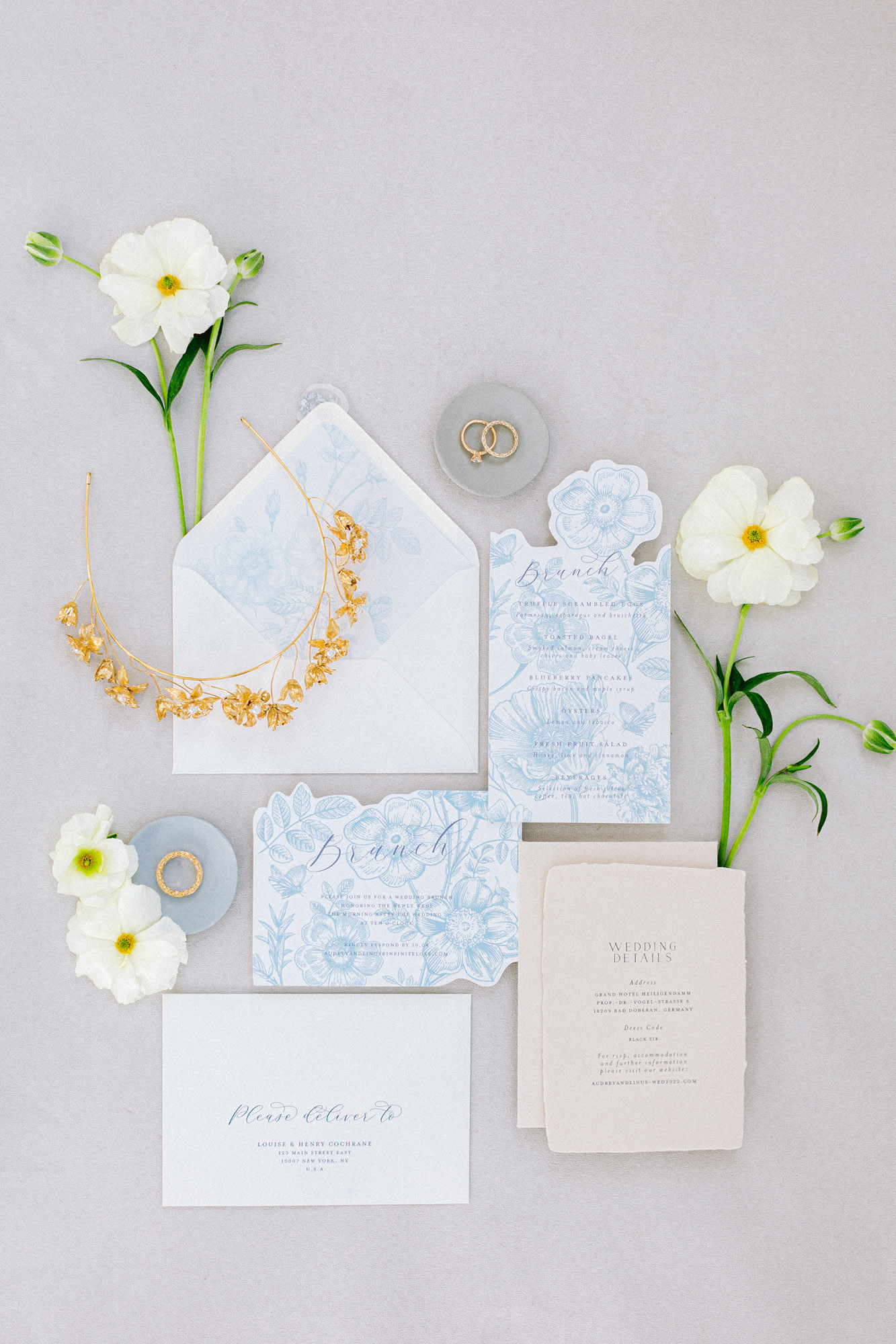 maßgeschneiderten Hochzeitspapeterie