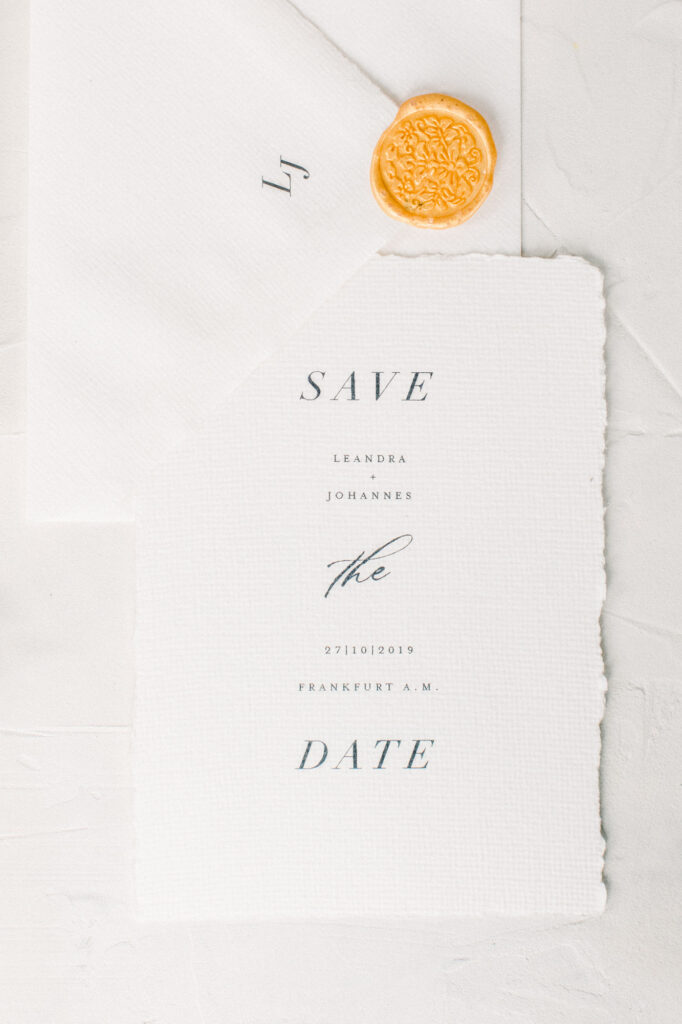 Individuelle Hochzeitspapeterie in Frankfurt